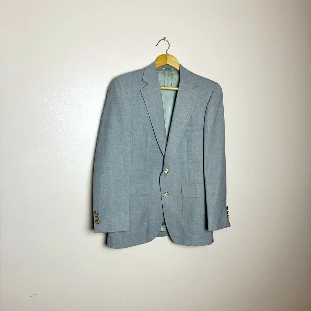 SALE! Men’s Gray Botany 500 Vintage Sportcoat Size 36S EUC
